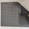 Fábrica de Origen PVC Tendón de Vaca Antideslizante Patrón de Diamante Piso de Goma Engrosado Resistente al Desgaste Patrón de Placa de Acero Taller Industrial Ingeniería Exterior