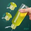 Tapa de mariposa botella de plástico 10ml-100ml botella dispensadora exprimible PET cosmético tapa abatible frasco de líquido con tapa