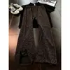 Pantalones transpirables de estilo retro americano con patrón de espinas para venta al por mayor transfronteriza, pantalones fluidos para hombre, pantalones deportivos casuales de pierna recta para primavera y otoño