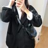 Bolso Bandolera Pequeño de Moda Versátil para Estudiantes Nuevo Estilo Primavera/Verano 2026 Ins Color Oscuro Bolso Suave de Gama Alta para Mujeres