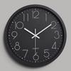 Reloj de Pared Silencioso de Plástico Creativo y Moderno para Sala de Estar Escala Digital Estéreo Reloj de Pared Reloj Venta al por Mayor 12 Pulgadas 30 cm