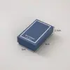 Fábrica de Origen Venta al por Mayor Caja de Joyería Fresca Caja para Pendientes Collar Anillo Caja Azul Clásico de Bendición Caja para Pulsera