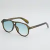 Gafas de Sol Negras Estilo Piloto Sencillas, Gafas de Sol con Protección UV, Estilo de Marca Moderna, Unisex, Efecto Adelgazante para Ropa de Calle