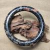 Pulseira de Jade Flor de Ameixeira Natural no Atacado com Propriedades Magnéticas, Pulseira de Barra Redonda de Jade, Pulseira de Jade Flor de Pêssego, Fornecimento de Jade para Transmissão ao Vivo