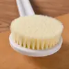 Escova de banho de cerdas macias com cabo longo escova de chuveiro escova corporal raspador de costas escova de banho especial com cabo longo escova de banho