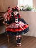 Vestido de Princesa para Niñas Lolita Vestido de Cumpleaños Otoño e Invierno Vestido Suéter de Mickey Vestido Tutú Vestido de Halloween para Niños