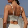 Ropa de yoga sin costuras de platino rápido transfronteriza europea y americana, chaleco deportivo de tirantes, pantalones cortos de manga corta, pantalones para correr, traje de cinco piezas de manga larga