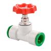 Válvula de Bola de Conexión Rápida PPR 25 mm 3/4 Pulgada Válvula de Cierre Interruptor de Tubería de Agua Válvula de Compuerta Conector Rápido Válvula de Tubería de Agua PE Enchufe Rápido 20 mm