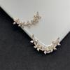Acessórios de Cobre com Zircônia Micro-Cravejada em Ouro Kc que Preservam a Cor, Pingente de Meia Corrente, Pingente de Arco Sorriso, Material para Acessórios de Joalheria DIY