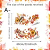 Adesivos Eletrostáticos para Vidro com Tema de Outono, Sem Cola e Fáceis de Aplicar, Adequados para Vários Ambientes, Decore o Espaço com uma Atmosfera Romântica de Outono Adesivos de Janela