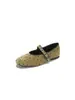 2026 Sapatos Mary Jane Quadrados com Bolinhas Estilo Simples Femininos de Fundo Plano Super Macios para o Dia a Dia com Tira Única Baixo Versáteis Flats Tendência