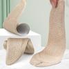 Chanclas con clip para pies, autoadhesivas, con clip, plantilla para sandalia, soporte para el arco del pie, suela suave, antideslizante, con amortiguación de impactos.