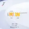 Pulsera de Cuentas Doradas de Doble Capa de Corazón de Melocotón de Arenas Vietnamitas de Larga Duración Pulsera Colorida Hecha a Mano de Cuerda Ancha para Mujer