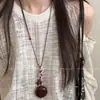 Collar con Colgante Tejido de Hierba Estilo Bohemio para Mujer 2026 Nuevo Nicho Cadena de Clavícula de Alta Gama Accesorios de Estilo Festivo