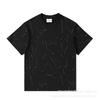 Camiseta de Gipsófila Manga Corta Moda Tendencia Camiseta de Pareja Holgada Versátil Simple Algodón Puro Manga Corta Venta al por Mayor Nuevo Estilo 2025