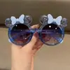 Lindas Gafas de Sol para Niños con Lazo de Cristal, Gafas con Protección UV para Niños y Niñas, Perfectas para el Uso Diario, Sesiones de Fotos y Regalos de Vacaciones