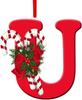 Adornos colgantes con letras en inglés, acrílicos, planos, para árbol de Navidad, decoración para fiestas en casa, regalos, nuevos y creativos, transfronterizos