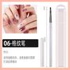 Hielo a través de varilla alto valor de color juego de herramientas de pinceles para nail art 10 funciones de uso común tienda de uñas fototerapia encaje pluma degradada