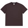 Código europeo y americano hombres hombro caído americano suelta algodón camiseta hombres marca de moda color sólido manga corta transfronteriza personalizada 240G