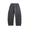 Ropa Vintage Yidao 2026 Otoño Nuevos Pantalones de Pana a Rayas Vintage de Pierna Ancha para Hombre, Pantalones Casuales Sueltos de Pierna Recta