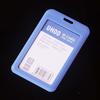 Youhe 6634 Vertical Funda de Plástico PP Rígido de un Solo Lado 6633 Horizontal Placa de Pecho Telescópica Lanyard con Hebilla Fácil de Tirar Funda para Tarjeta de Certificado