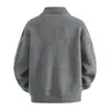 Suéter Casual de Punto para Hombre Otoño/Invierno 2026 con Cuello de Solapa y Media Cremallera, Chaqueta Pulóver Estilo Old Money, Venta al por Mayor de Fábrica Transfronteriza