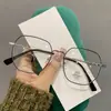 Nuevos Armazones Metálicos Poligonales para Lentes 2026 para Mujer, Estilo Coreano, Frescos y Sencillos, Lentes Bloqueadores de Luz Azul para Hombre, Tendencia de Lentes Retro para Miopía