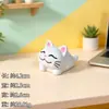 Enfeite de Resina Gato da Sorte, Decoração Fofa para Mesa de Escritório, Presente para Alívio de Estresse para Estação de Trabalho, Estatueta para Decoração de Casa