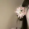 Pasador de Mariposa Orquídea Estilo Vacaciones de Verano para Mujer, Accesorio Lateral de Flor Falsa para el Cabello, Pinza para el Cabello de Alta Gama Estilo Coreano, Adorno para el Cabello Estilo Antiguo para Sesión de Fotos