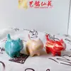 Sándalo Laca Animal Fluido Adornos Señorita Gato Señor. Decoraciones para el Hogar de Gatos Manualidades de Escritorio Regalos Creativos