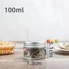 Frascos de Vidrio Recto Transparentes Redondos Sellados para Miel, Mermelada y Granos con Tapas, en Stock, Mayoreo