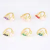 Anillo de aceite de goteo de venta caliente transfronterizo anillo de dibujos animados para niños bolsa de anillo anillo de diseño de nicho personalizado estilo ins anillo simple