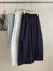 Pantalones Casuales de Pierna Ancha con Retazos Estilo Old Money Coreano para Mujer, Verano 2026 Delgados de Secado Rápido Adelgazantes Acortados Curvos Venta al por Mayor