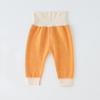 Pantalones grandes de terciopelo PP para bebé, pantalones cálidos de primavera y otoño para recién nacidos, pantalones de cintura alta para el vientre para niños