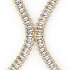 Tobillera de Lujo con Pedrería Transfronteriza Moda Tobilleras de Cristal Cruzadas Accesorios para Tacones Altos Sexy Tobillera de Cadena