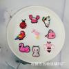 Série Animal DIY Desenho Animado Sapatos Flor Acessórios Alto Senso Infantil Fofo DIY Borracha Macia Acessórios para Sapatos de Buraco