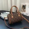 Gutikou 2025 Verão Nova Explosão ao Vivo Estampada Boston Moda Bolsa Feminina de Mão Ombro Transversal