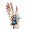 Acessórios Gato Plano Interior Carro Chaveiro Acrílico Feriado 2D Vestido Rosa Pingente Decoração de Bolsa Transfronteiriço
