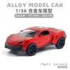 Modelos de Coches de Aleación - Varios TiposVenta Caliente Transfronteriza Juguetes de Coches de Carreras de Simulación de Aleación Superdeportivo con Función de Retracción y Puertas que se Abren
