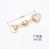 En Stock Botones de Palanca de Metal para Traje Tang, Hanfu, Cheongsam, Camisas de Manga Corta, Botones de Cuello, Botones de Presión de Metal Chapado Estilo Chino Nuevo, Cierres de un Botón