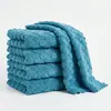 Toalha quadrada pequena de coral fleece russo estampada, pano de limpeza de cozinha de alta densidade, estampado por sublimação, não desbota facilmente, pano para lavar louça