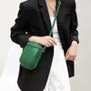Mini Bolso tipo bandolera para teléfono móvil de cuero genuino para mujer 2021 Nueva moda Simple Capa superior Cuero vacuno Hombro Cruzado Bolso pequeño