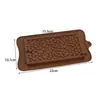 Molde de Silicone para Chocolate Desenho Animado Multiestilo Transfronteiriço Números e Letras Molde de Assar DIY Molde para Fudge Cubo de Gelo