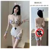 Lingerie Sexy, Uniforme de Vaquinha Maid Brincalhão e Fofo, Tentador, Adorável e Sexy Conjunto de Três Peças, Dropshipping Disponível