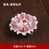 Adornos Creativos de Cerámica para Porta Incienso de Flores, Peonía, Rosa, Flor de Magnolia Porta Incienso, Decoración de Escritorio para Sala de Estar, Sala de Té