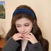 Diadema Ancha de Tela de Felpa Simple para Otoño e Invierno Diadema de Lujo Ligero Elegante Versátil Accesorios para el Cabello Tocado para Mujeres