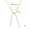 Colar de Corrente Europeu e Americano Transfronteiriço Ins Tendência Personalizado de Múltiplas Camadas para Mulheres, Corrente de Clavícula Banhada a Ouro 18K de Aço Titânio