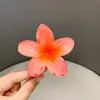 Venda Quente Transfronteiriça Prendedor de Cabelo Flor de Ovo Flor de Bauhinia Presilha Lateral Disco de Cabeça Traseira Presilha Tubarão Prendedor de Cabelo Flor Colorida