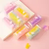 Nuevo Creativo Lindo Cielo Estrellado Estrella de Cinco Puntas Borrador 4B Estudiante Niños Regalo de Graduación Borrador Transparente de PVC