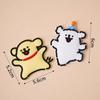 Tanabata Día de San Valentín Sticker de Dibujos Animados Perro Pastel Adornos Decorativos Lazo de Cinta Confesión de Pareja Horneado Disfraz
